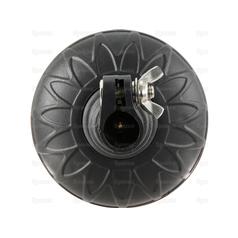 LED Rotating Beacon, Amber, Flexible Pin 12-24V 3