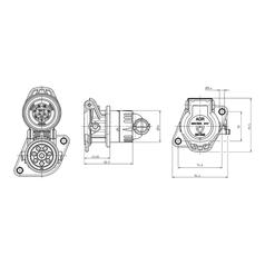 Stekkerdoos 7 Polig 24v EBS Waterproof Jaeger 4