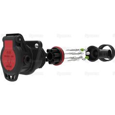 Stekkerdoos 7 Polig 24v EBS Waterproof Jaeger 3