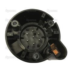 Plastic - 7 polig met EXTRA stopcontact (Kunststof ), Vrouw 12V 5