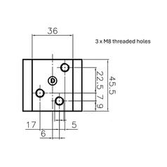 Mirror Arm Assembly - Adjustable (380 - 530mm) RH 4