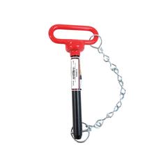 Red Handle Hitch Pin with Chain & Linch Pin 3/4x165.1mm 1
