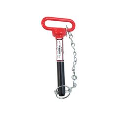 Red Handle Hitch Pin with Chain & Linch Pin 7/8x165.1mm 1