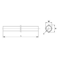 Profielbuis Citroen 41x2.7mm 1.4M (1G) 3