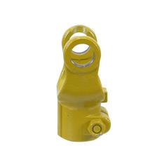 PTO Yoke - Interfering Clamp Bolt (U/J Size: 27 x 74.5mm) Bore Ø30mm, Key Size: 8mm. 2