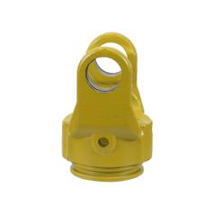 PTO Tube Yoke (U/J Size: 32 x 76mm) Profile: Lemon, Size: 57.5 x 48 x 4mm, Ref: 2a. 2