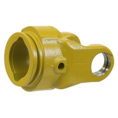 PTO Tube Yoke (U/J Size: 32 x 76mm) Profile: Lemon, Size: 57.5 x 48 x 4mm, Ref: 2a. 3