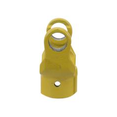 PTO Yoke - Keyed Yoke (U/J Size: 23.8 x 61.2mm) Bore Ø30mm, Key Size: 8mm. 2