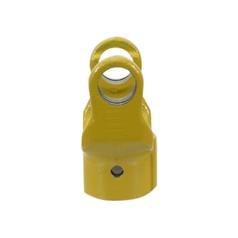 Mâchoire rainurée (Taille Croisillon: 23.8 x 61.2mm) Ø alésage25mm, Taille de clé: 8mm. 2