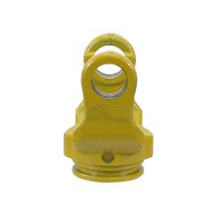 PTO Tube Yoke (U/J Size: 27 x 74.5mm) Profile: Lemon, Size: 48 x 41 x 3mm, Ref: 1. 2
