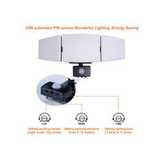 LED Security Light, 3200 Lumens, 230V 4
