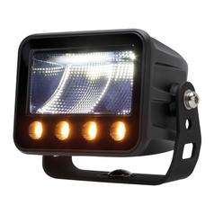 LED Work Light – High Power LED with Warning Light,  Flood Beam, Lumens Raw 3600, 9-36V 2
