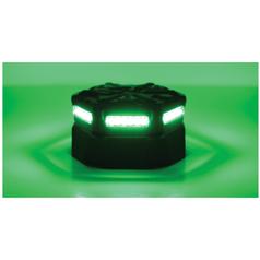 Agripak MicroBright Beacon Flexible Pin Green 12V 2