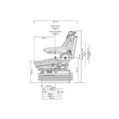 GRAMMER Luftsuspensionssitz - MSG95G/731 7