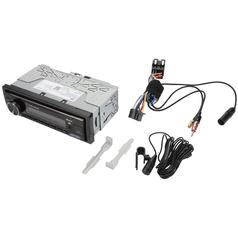 MF Einbauradio - Alexa | DAB+ | Bluetooth | Short body | iPod-iPhone | USB | Pre-wired DAB Splitter 5