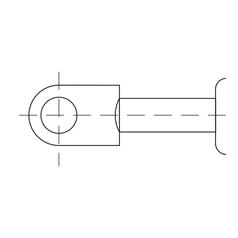 Gas Strut,  Total length: 276mm 2