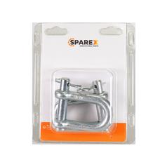 Agripak 2 stk. Sjækel (m/split) pol 13mm Kæbebredde 25.4mm 1