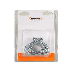 Agripak 2 pcs. Screw Type D Shackle Pin Ø11x20mm 1