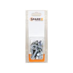 Agripak 10 stk. Rillet flensbolt M8x30mm 1