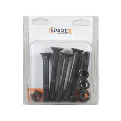 Agripak 6 pcs. Countersunk Bolt & Nut M12 x 90mm 1
