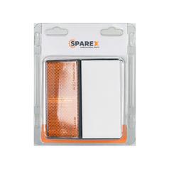 Agripak 4 pcs. Rectangular Reflector Amber 1
