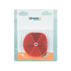 Agripak 2 pcs. Round Reflector Red 86mm 1