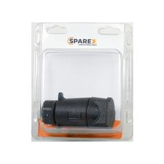 Agripak 1 pc. 7 Pin Cable Fitting Trailer Socket (Female) with Weather Shield Plastic 1