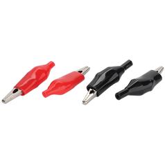 Agripak 4 pcs. Crocodile Clip - 5.0 Amps, Red Black 1