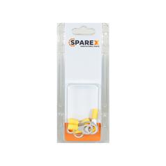 Agripak 6 pcs. Förisolerad kabelsko ring, 10.5mm, Gul 1