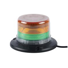 LED Beacon, Amber / Green, Magnetic with Suction Cups 12-24V 1