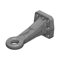 Flange Towing Eye, Eye Ø40mm 3