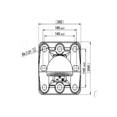 K80 Spoon Hitch - 145 x 145mm 4