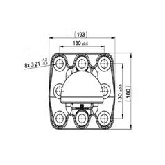 K80 Spoon Hitch - 130 x 130mm 4