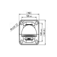 K80 Spoon Hitch - 120 x 120mm 4