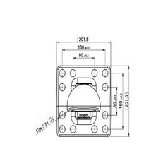 K80 Spoon Hitch - 160 x 160mm 4