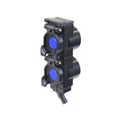 Olieopsamlingssystem Dobbelt enhed 55 mm afstand, blank lige 1