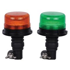 LED Beacon, Amber / Green, Flexible Pin 12-24V 1