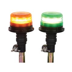 LED Beacon, Amber / Green, Flexible Pin 12-24V 3