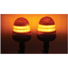LED Beacon, Amber, Flexible Pin 12-24V 2