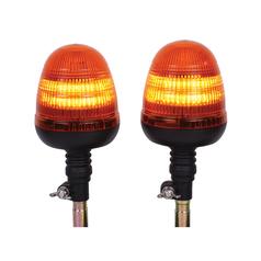 LED Beacon, Amber, Flexible Pin 12-24V 3