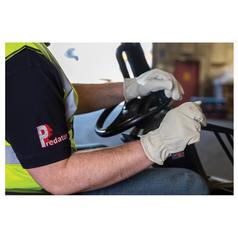 Predator Gloves Hide Drivers - Ivory Work Gloves 10/XL 2