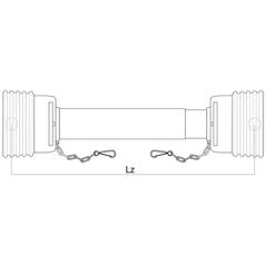 PTO Guard - GARDLOC, (Lz) Length: 1950mm, Size: Small 8