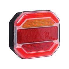 LED Rear Combination Light, Function: 4, Brake / Tail / Indicator / Number Plate, 12-24V 4
