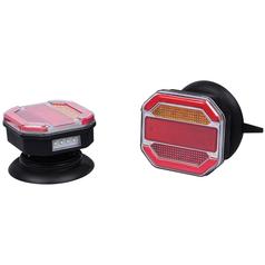 LED Lighting Set, Magnetic, Function: 4, Brake / Tail / Indicator / Number Plate, 12M, 12-24V 8