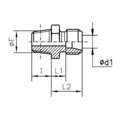 Racord NPT 12L 4