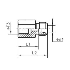 Racord BSP femea 10L 4