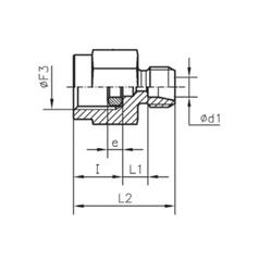 Racord 1/4\'\' 6L 4