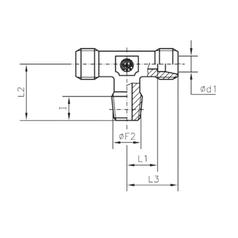 Racord BSP MMM T 12L 4