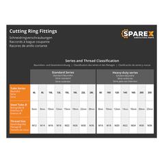 Sparex Metric 45° Male | Female Coupling 22L 3