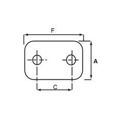 Sparex Single Clamp Top Plate Type 2 3